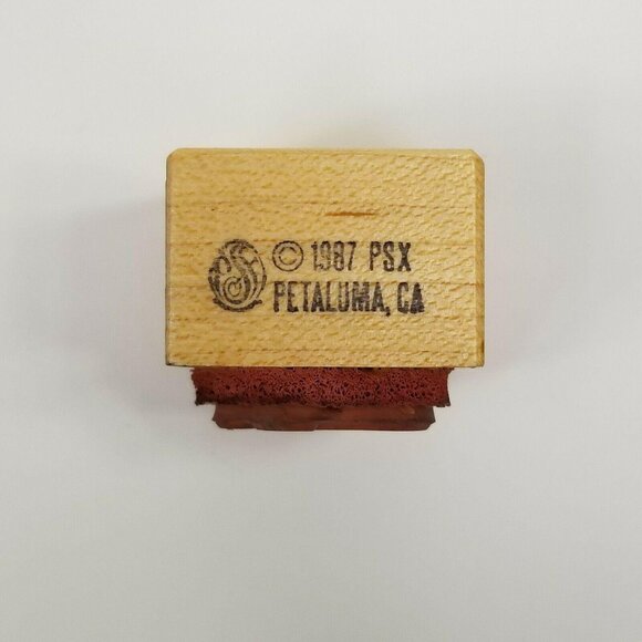 Vintage Rubber Stamps Lot Christmas Tree Bells Teddy Bear Peace Heart Holiday - Picture 3 of 12